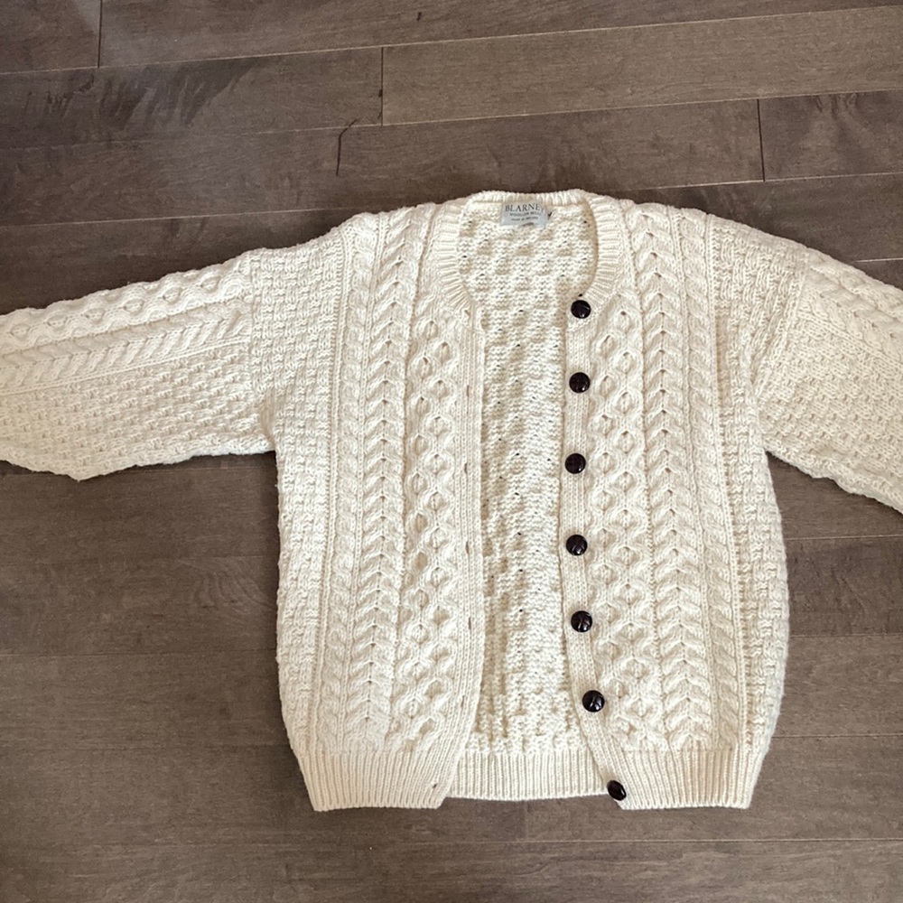 Kids wool cardigan from Ireland